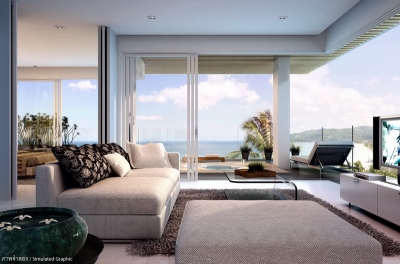 Роскошные апартаменты с видом на море Ката