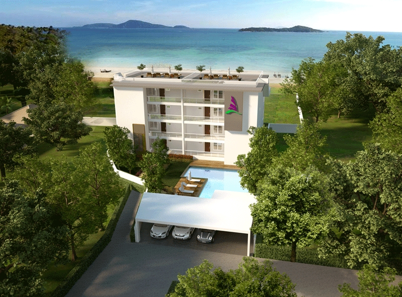 Роскошные апартаменты с видом на море на Раваи
