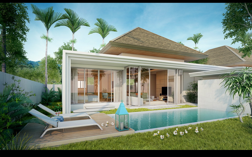 Вилл банг. Phuket Modern Villa.