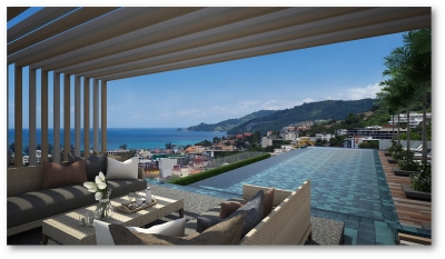 Stylish apartments with sea and Patong views