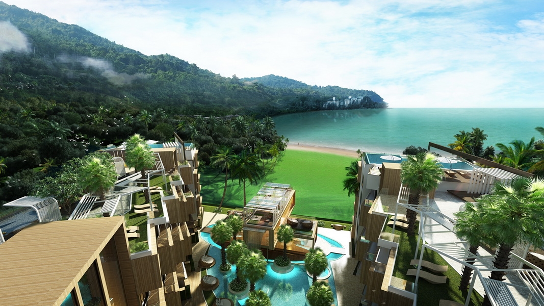 Luxury beachfront apartments