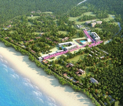 New luxury complex 50 meters from Naithon beach