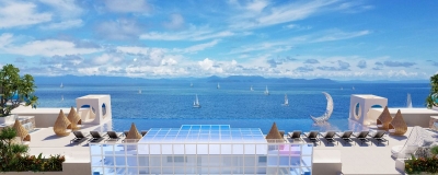 New premium condominium with sea view on Rawai